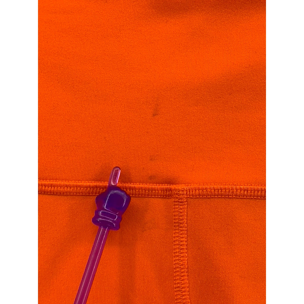 ALO YOGA Women's Bright Orange Capri Leggings SZ S