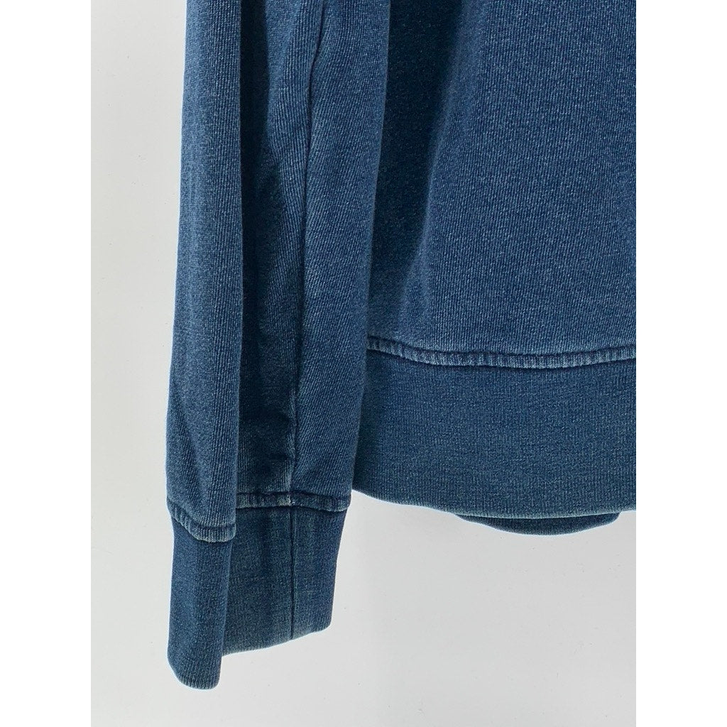 GAP Men's Dark Blue Solid Pullover Casual Long Sleeve Sweatshirt SZ M