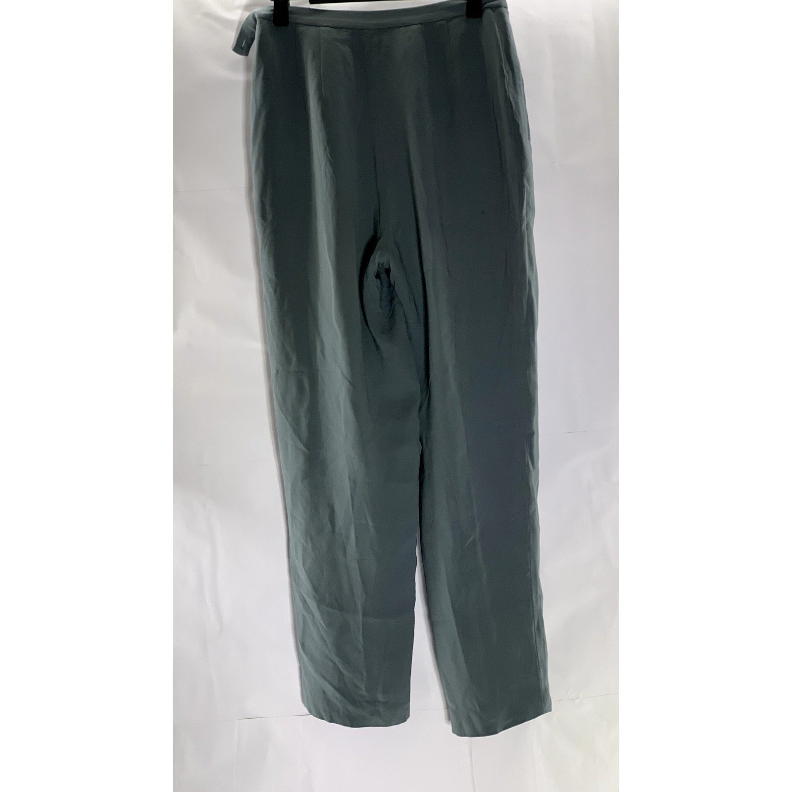 VALERIE STEVENS Women's Vintage Petite Gray Silk Pleated Dress Pant SZ 6P