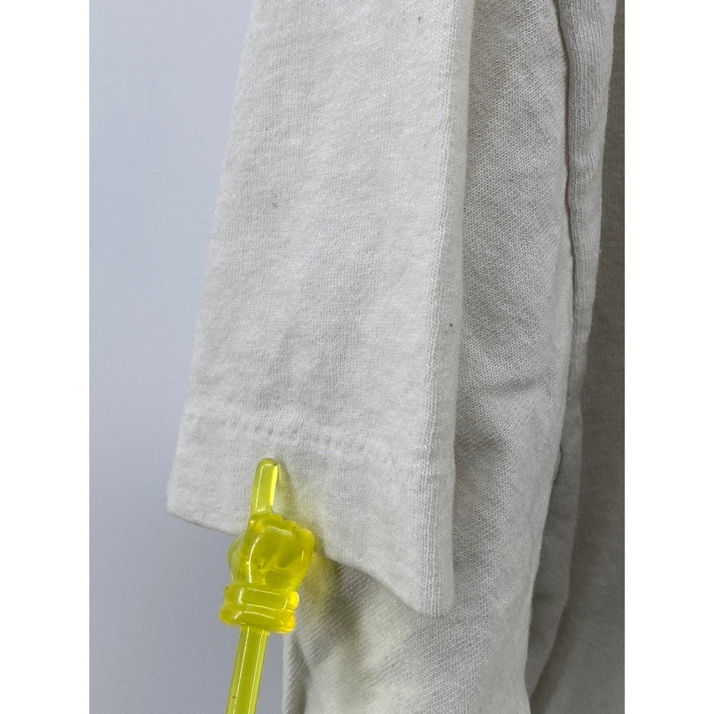 HANES Unisex Adult White Graphic Puerto Rico Crewneck Short Sleeve T-Shirt SZ XL