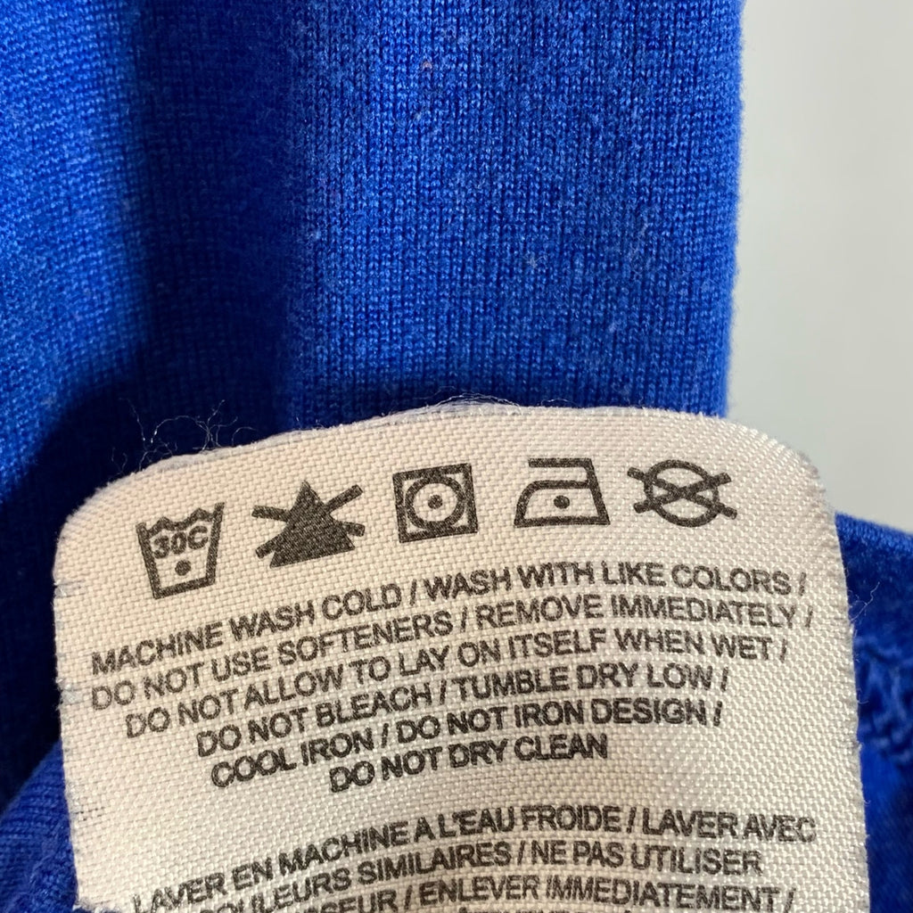 NIKE Men's Blue Dri-Fit V-Neck Short Sleeve Active T-Shirt SZ XL