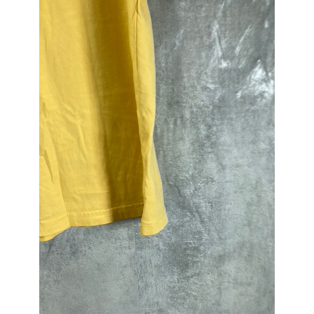 AMERICAN EAGLE Men's Yellow Crewneck Super Soft Standard-Fit T-Shirt SZ L