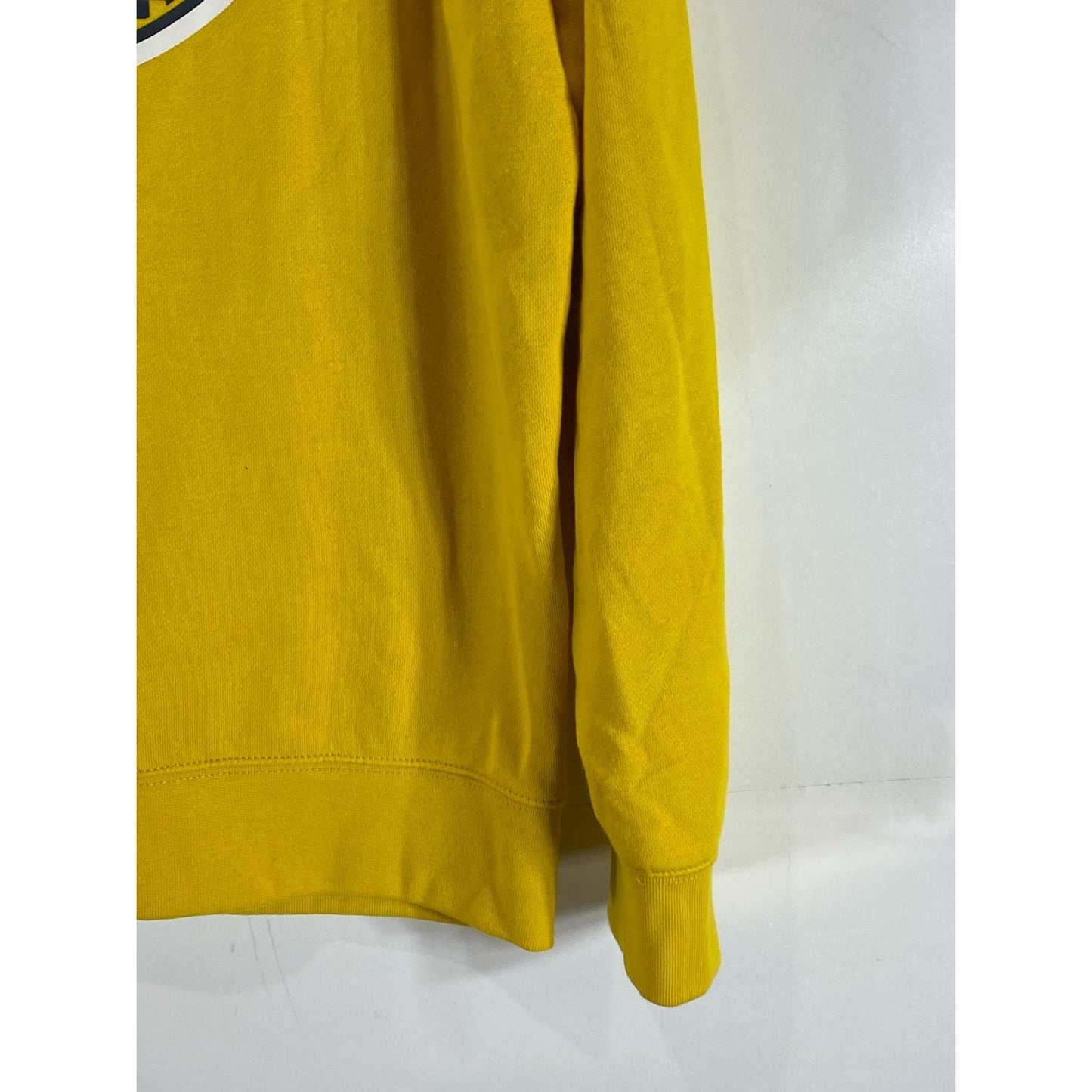 VANS Men's Yellow Cotton Off The Wall Graphic Pullover Hoodie SZ M