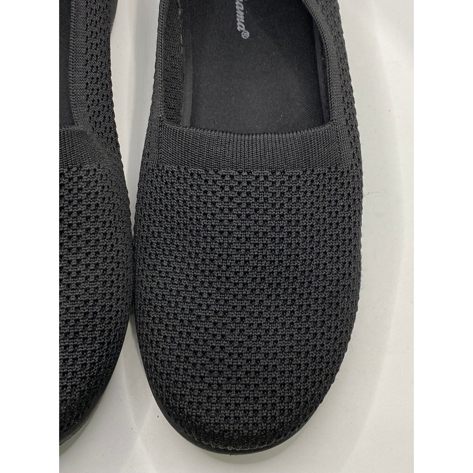 TOMMY BAHAMA Women's Black Knit Round-Toe Casual Lightweight Slip-On Shoes SZ6.5