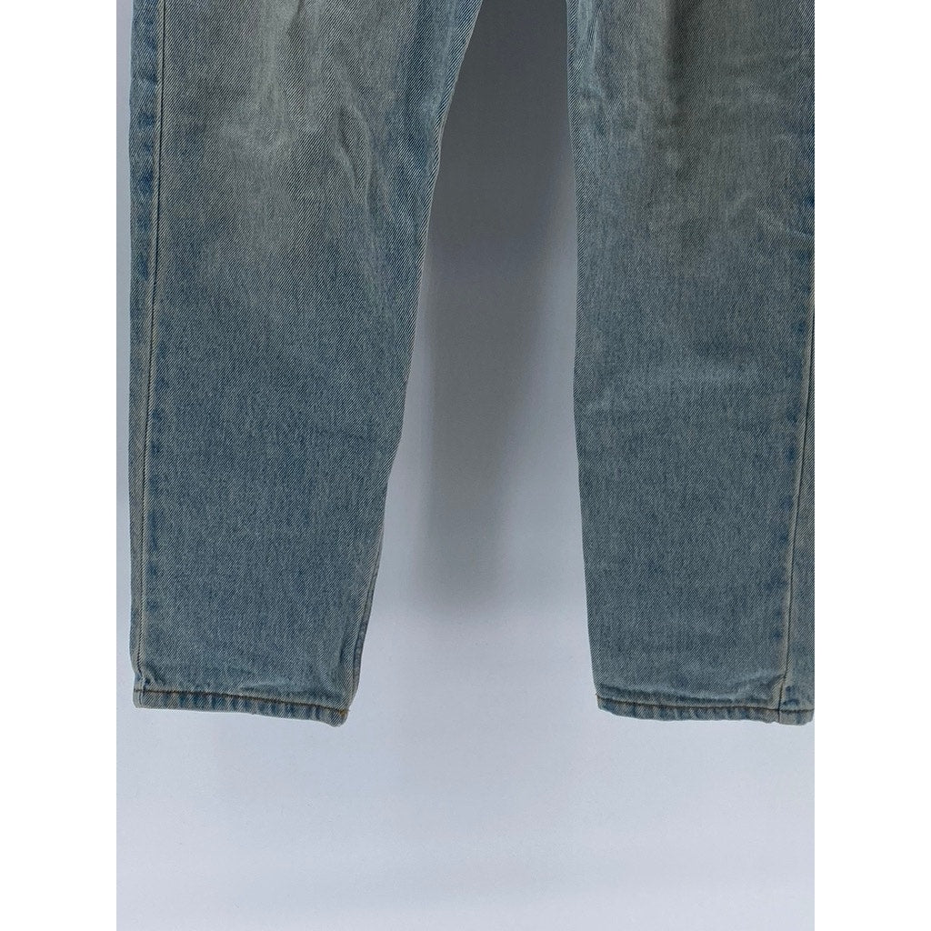 BDG URBAN OUTFITTERS Men's Light Wash Blue Dad Slim Taper Fit Jeans SZ 32/32