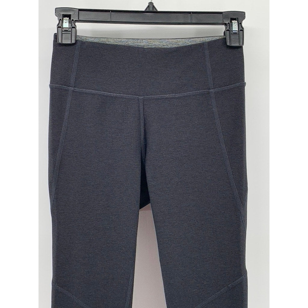 OUTDOOR VOICES Women's Gray Color-Block 7/8 Active Leggings SZ XS