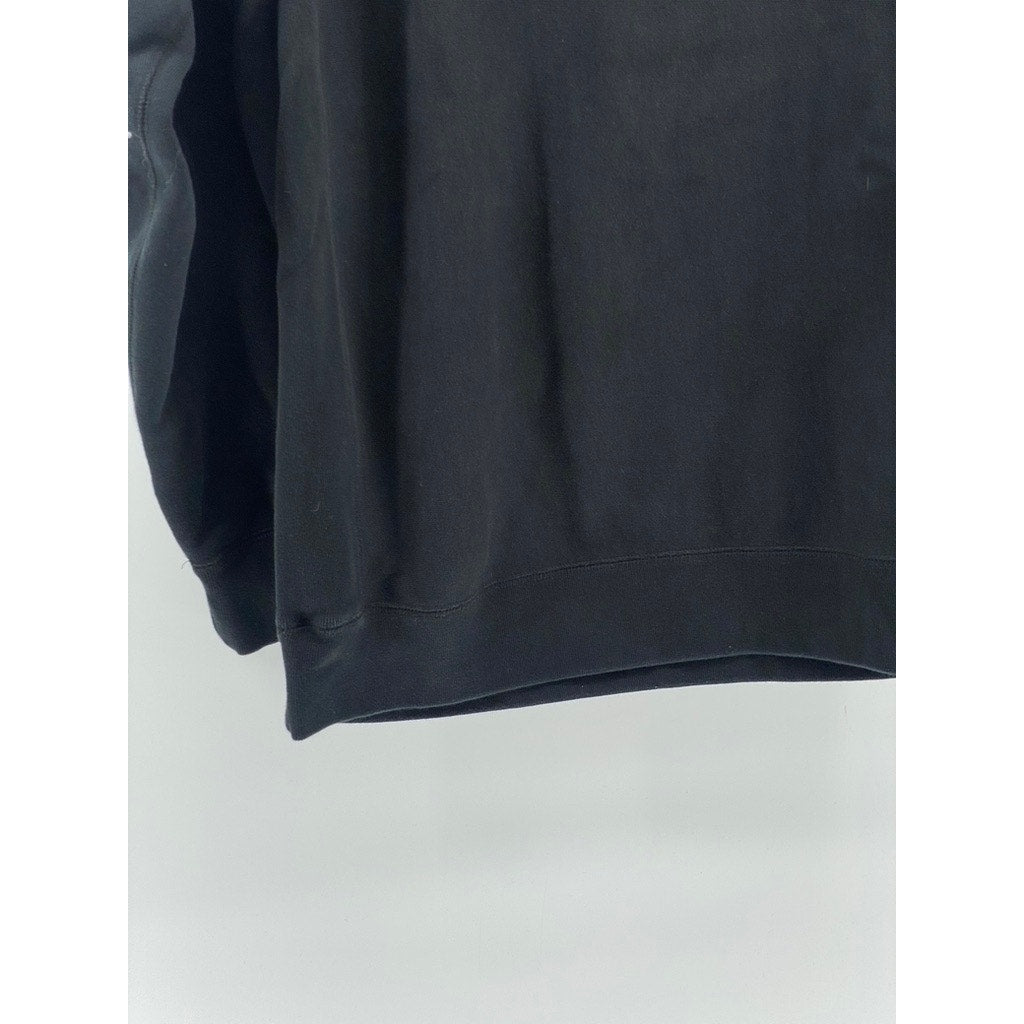 INDEPENDENT TRADING COMPANY Unisex Black Crewneck Long Sleeve Sweatshirt SZ XL