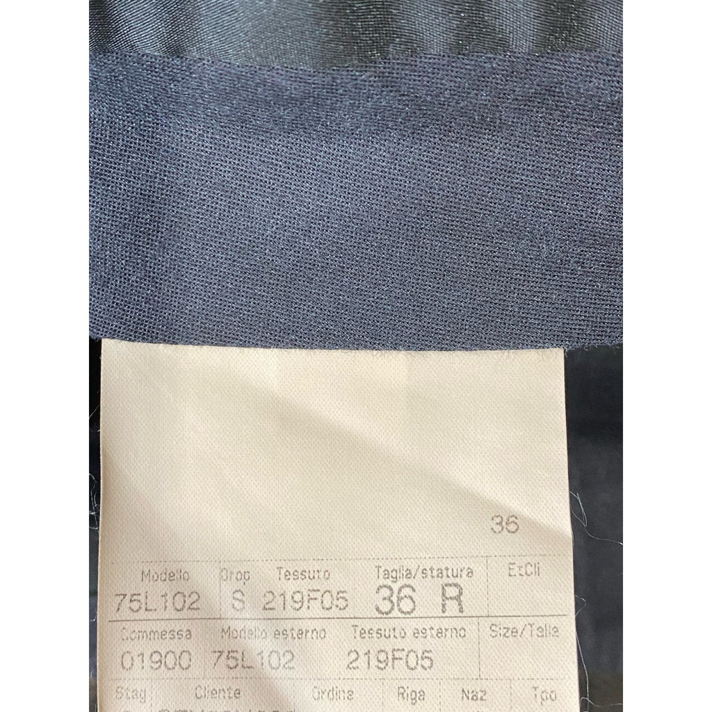 ERMENEGILDO ZEGNA Men's Brown Pleated Front Wool Suit Pants SZ 36