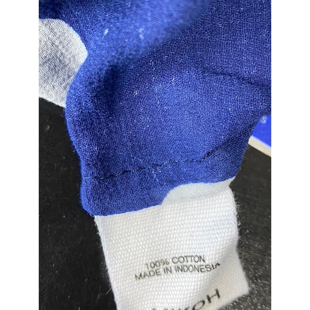 MIKOH Women's Delia Navy Polka Dot Maxi High Slit Elastic Waist Skirt SZ 2