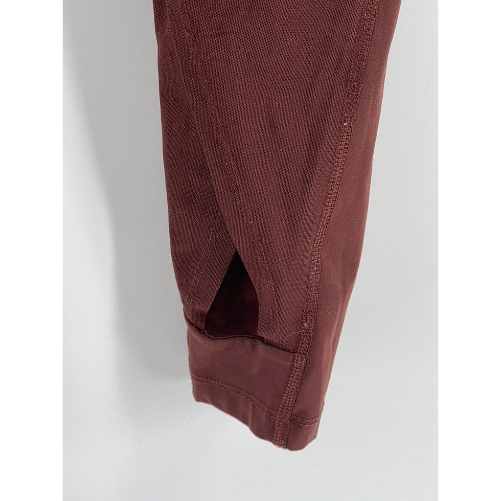 NIKE PRO Women's Brown Intertwist Logo High-Rise Leggings SZ S
