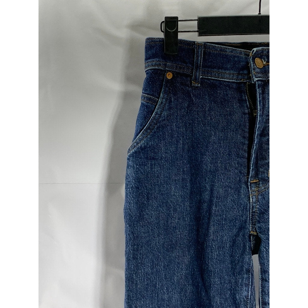 MADEWELL Women's Dark Blue Denim The Perfect Vintage Straight-Leg Jean SZ 24