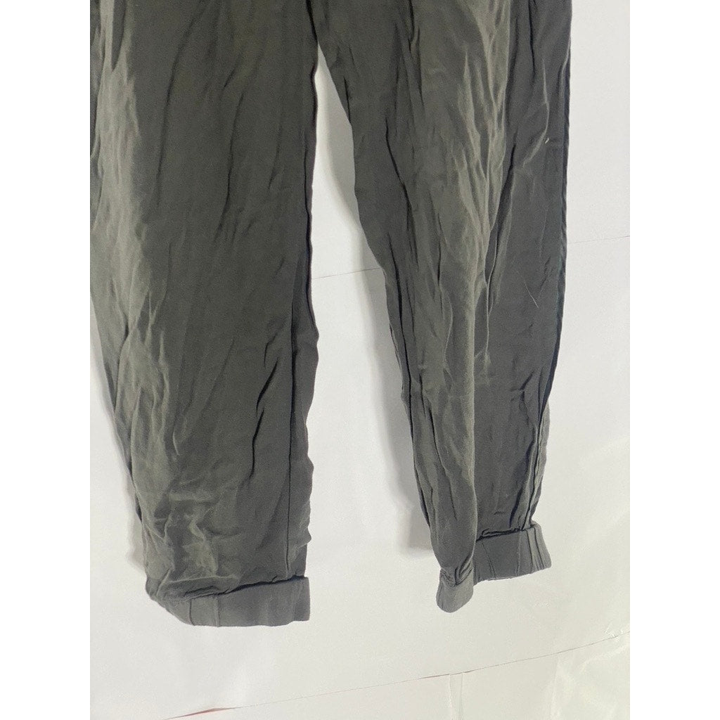 ARITZIA TALULA Women's Black Los Feliz Drawstring Dress Jogger Pant SZ M