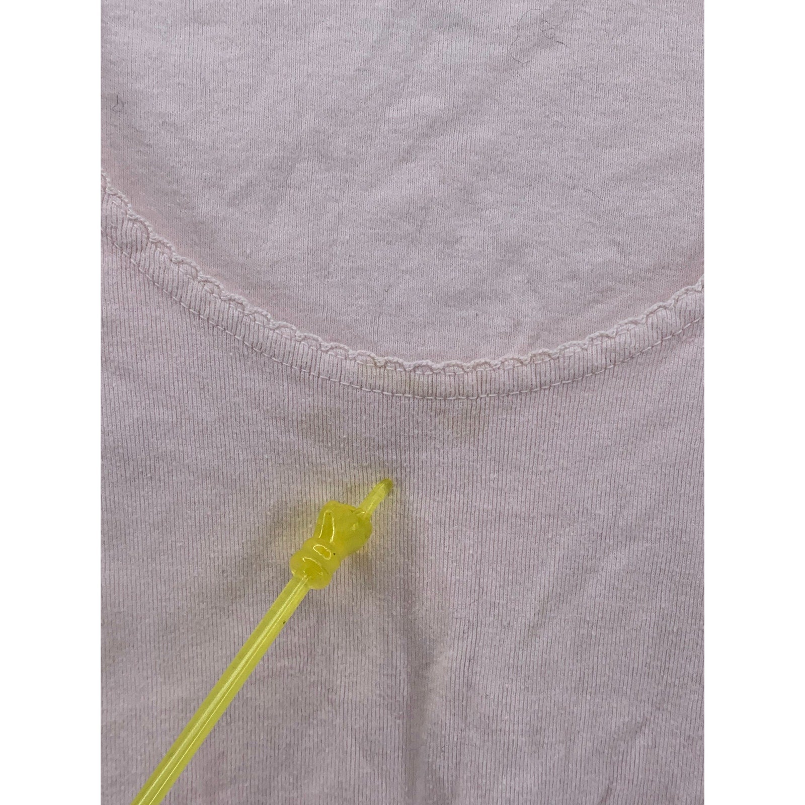 BRANDY MELVILLE Women's Light Pink Scoop-Neck Short Sleeve Casual Top SZ OS