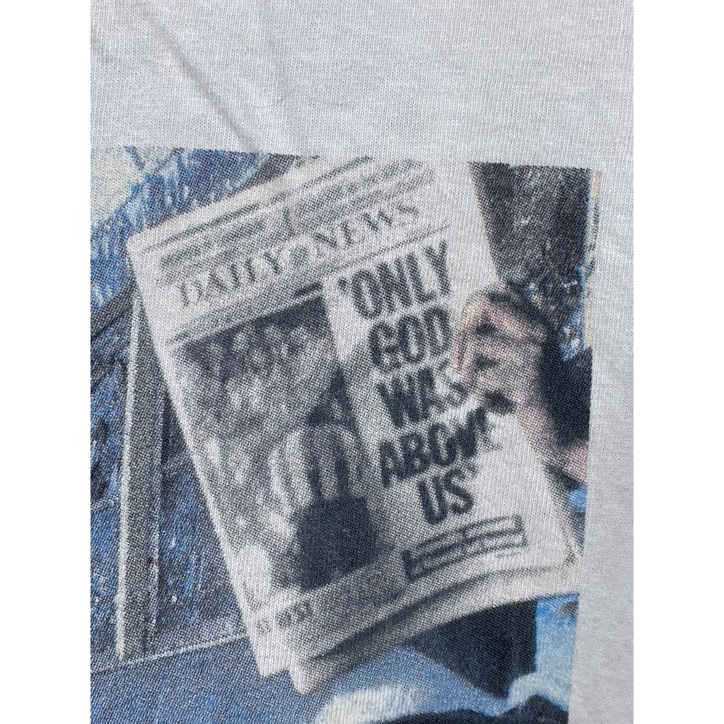 AMERICAN APPAREL Men's White Vampire Weekend Graphic Crewneck Cotton T-Shirt SZM