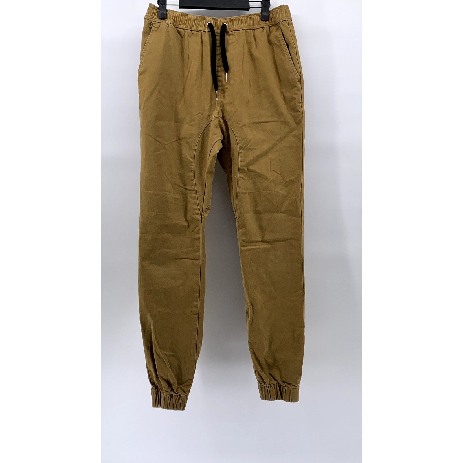 ZANEROBE Men's Tan Drawstring Sureshot Denim Jogger Pants SZ 34