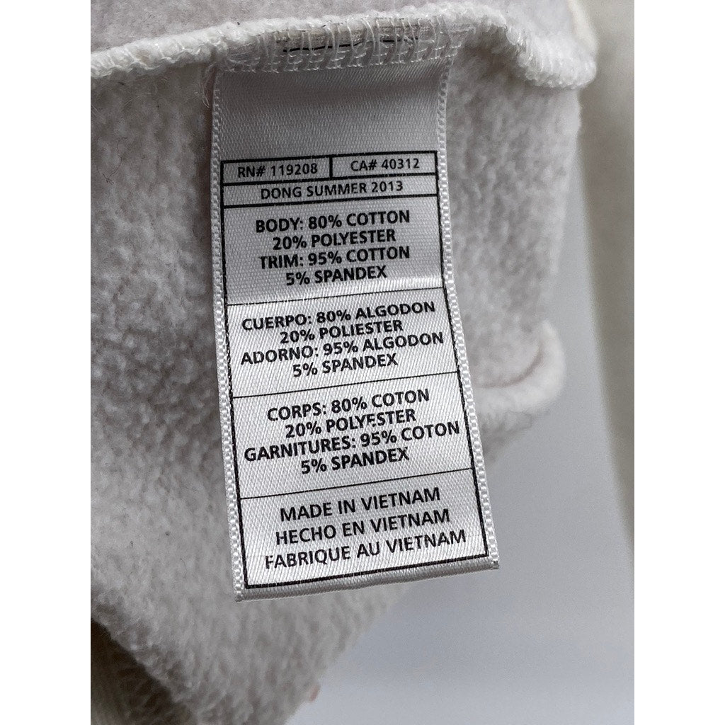 MITCHELL & NESS Men's Beige-Black Brooklyn Nets Basketball Sweatshirt SZ XL