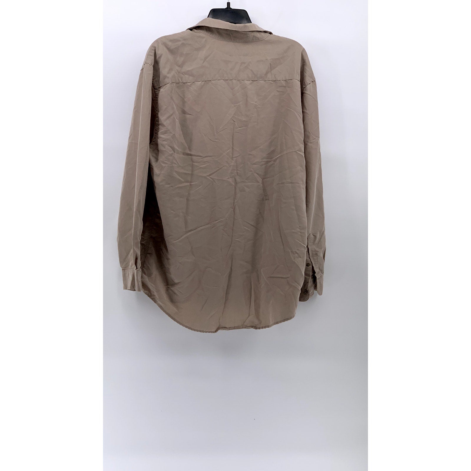 METROPOLITAN By LORD & TAYLOR Men's Beige Button-Up Long Sleeve Shirt SZ M