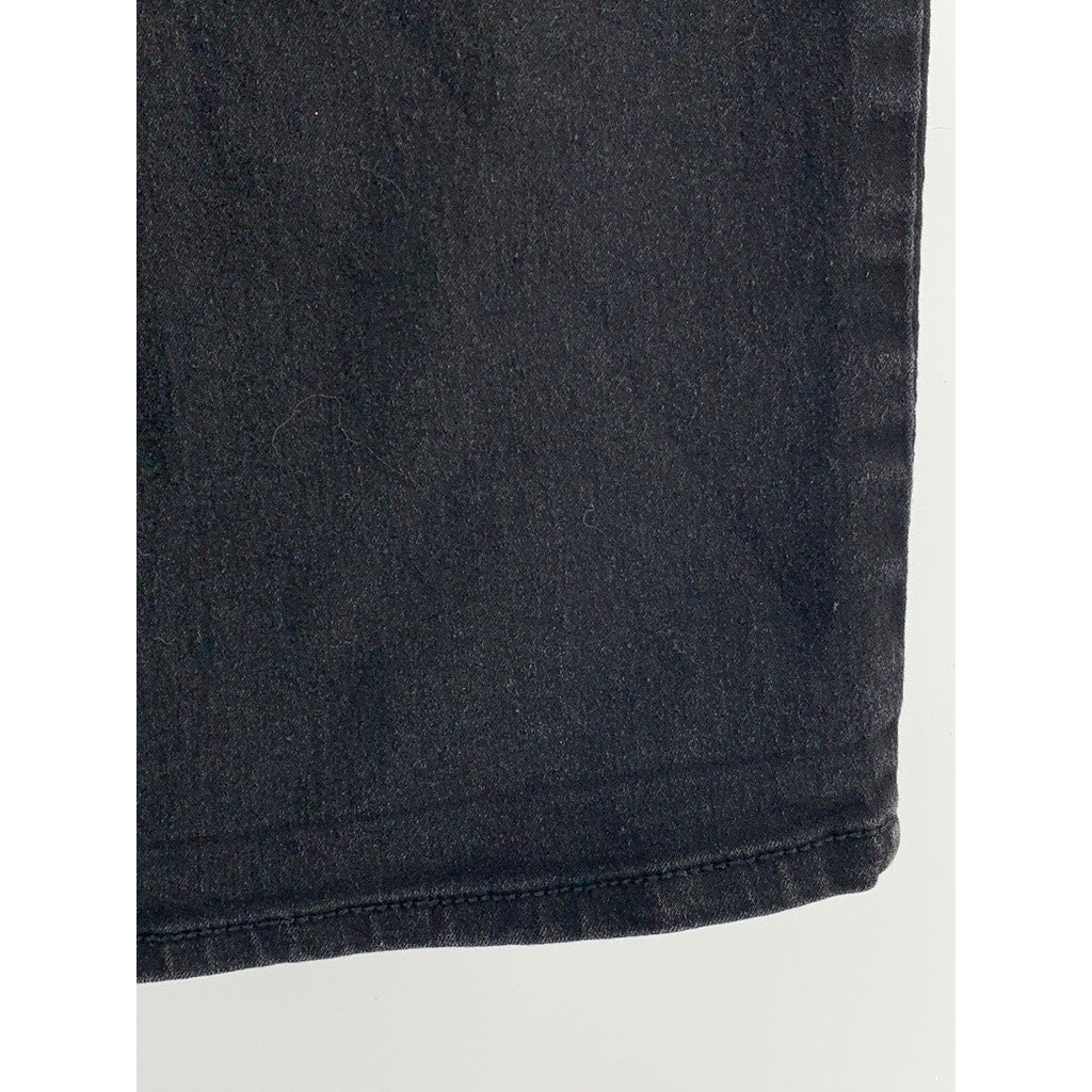 FAITH JEANS Women's Black Denim Bermuda Shorts SZ 8