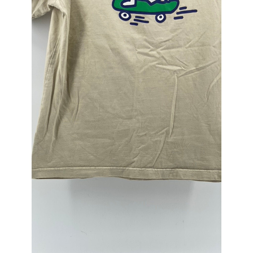 UNIQLO Unisex Adult Beige UT Archive Keith Haring Crewneck Graphic T-Shirt SZ M