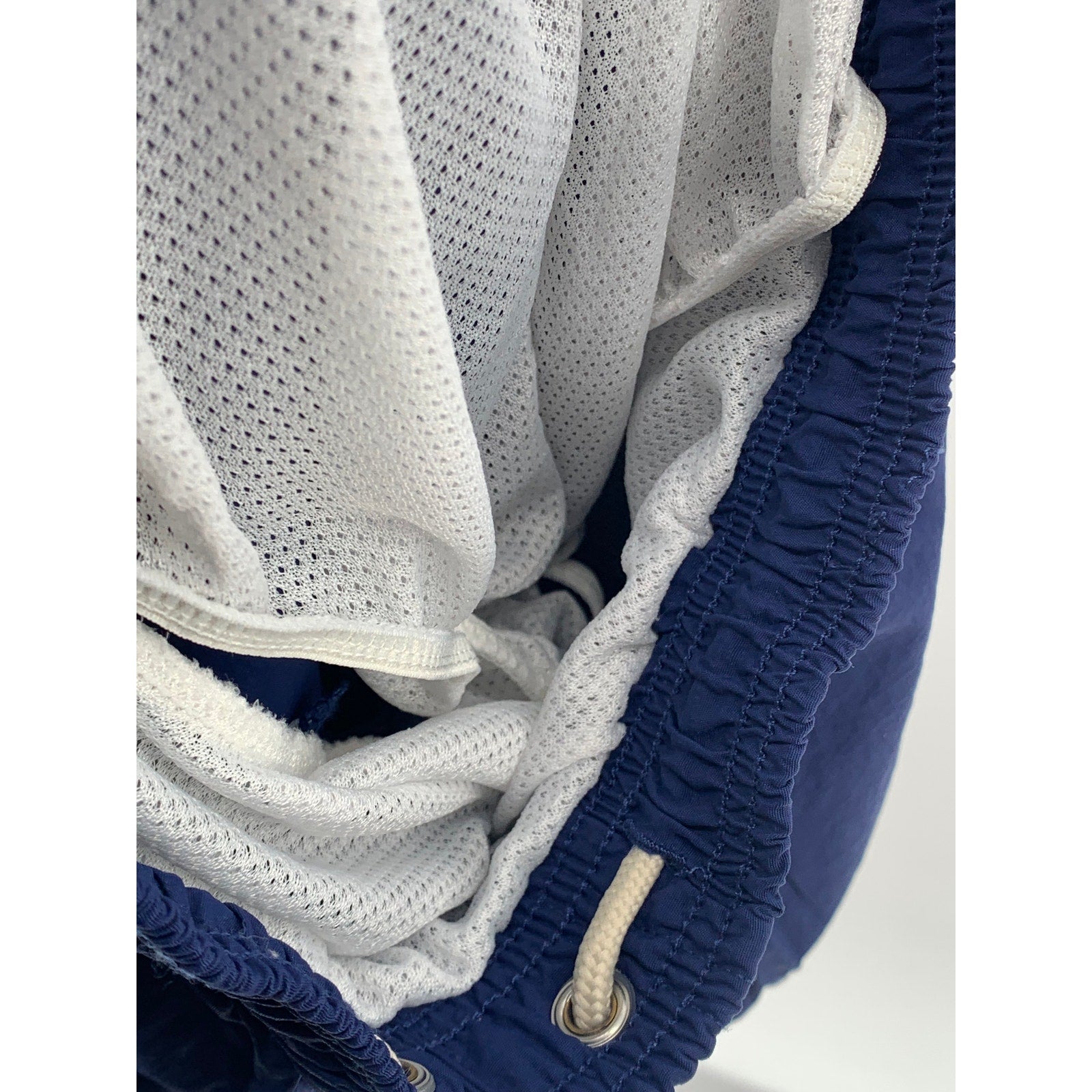 LIFE IS GOOD Men's Navy Nylon Drawstring Mesh Lined Pull-On Board Shorts SZ XL