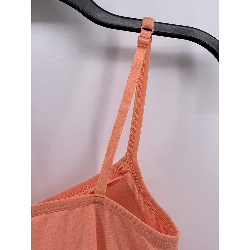 UNIQLO Women's Orange Airism Padded Tank Top SZ M