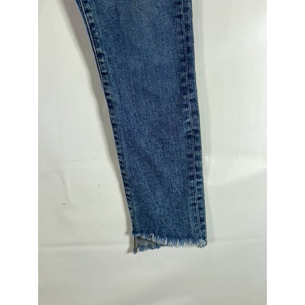 JOE'S Women's Waverly The Smith High-Rise Straight Raw-Hem Ankle Jeans SZ 25