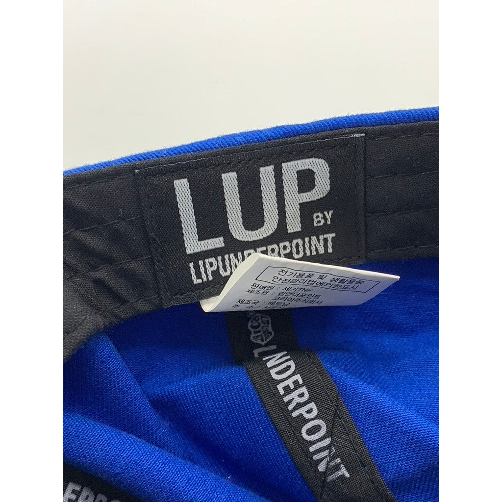 LUP BY LIPUNDERPOINT Men's Dark Blue Embroidered Walt Disney Logo Baseball Hat