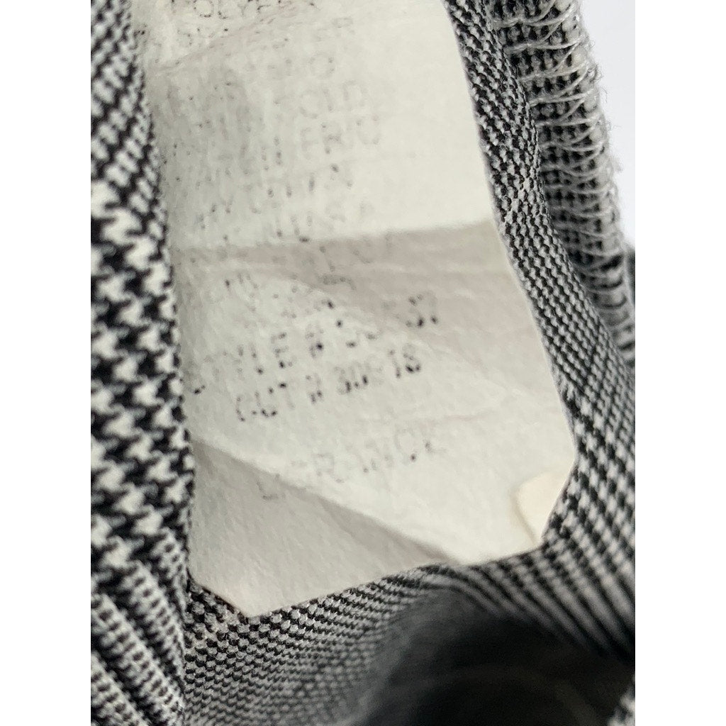 CRECE Women's Gray Plaid Straight Knee-Length Skirt SZ L