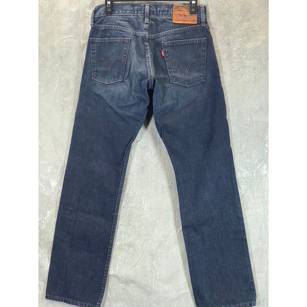 LEVI'S Men's Dark Wash 514 Slim Straight Denim Jeans SZ 30X30