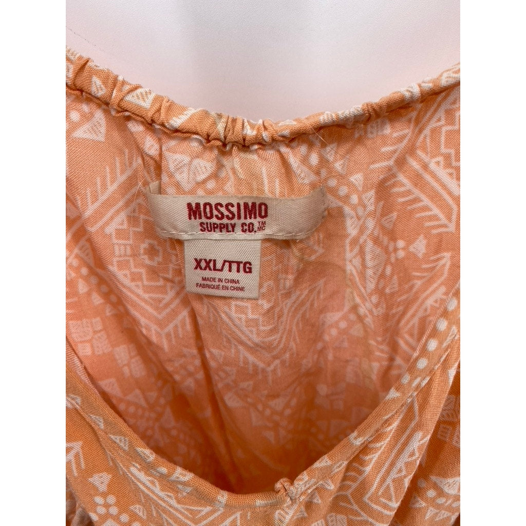MOSSIMO SUPLY CO. Women's Orange-Purple Ombre Printed Romper SZ 2XL