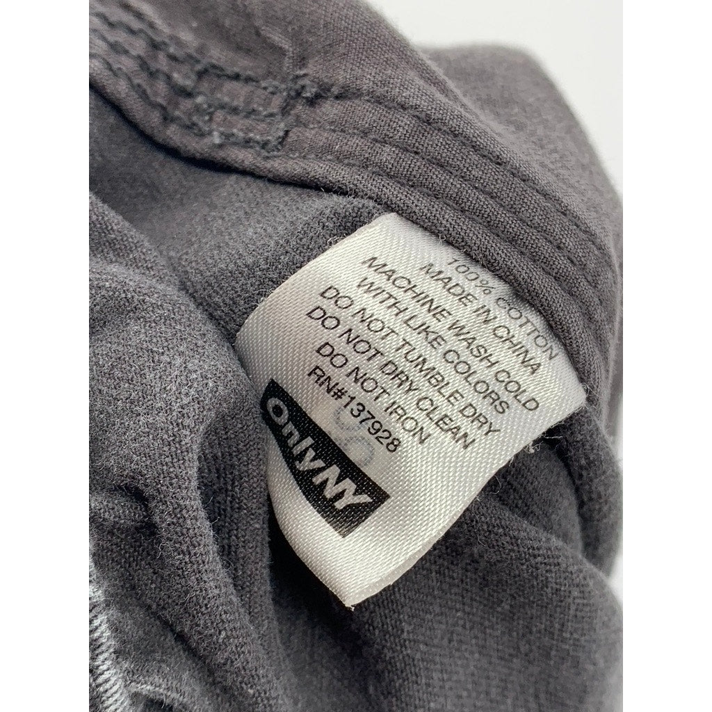 ONLYNY Men's Washed Black Straight Leg Pants SZ M