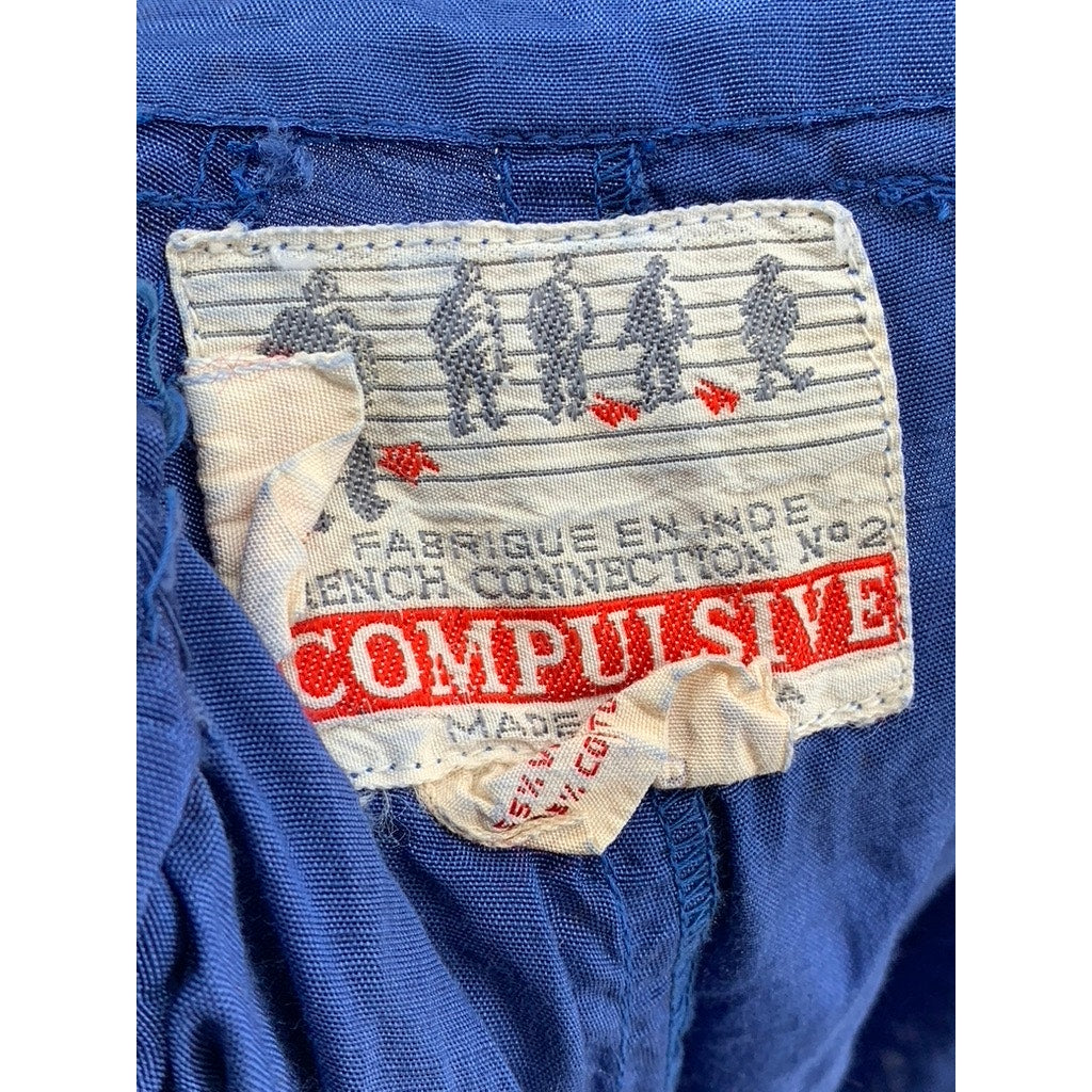 FRENCH CONNECTION NO. 2 COMPULSIVE Men's Vintage Blue Cotton Blend Pants SZ 32