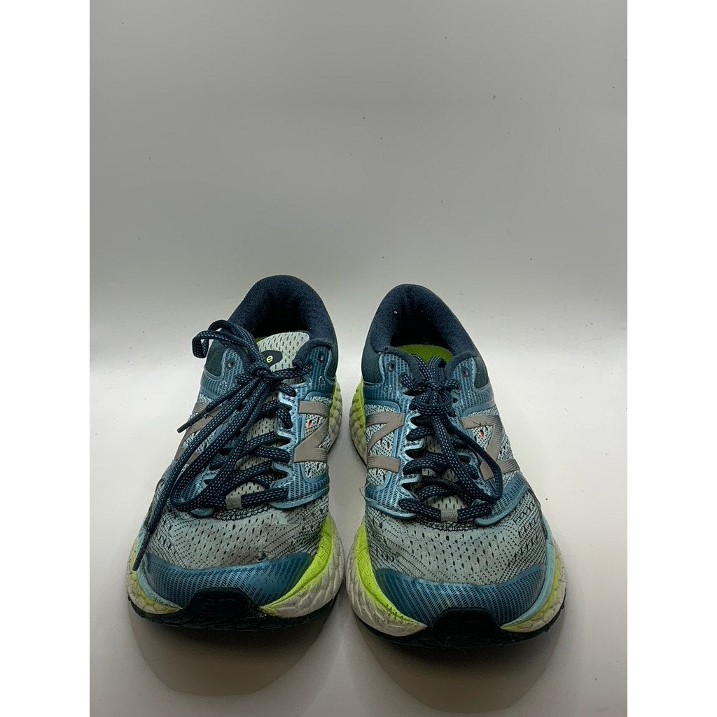 NEW BALANCE Women's Blue-Green Fresh Foam 1080 V7 Sneakers SZ 7.5