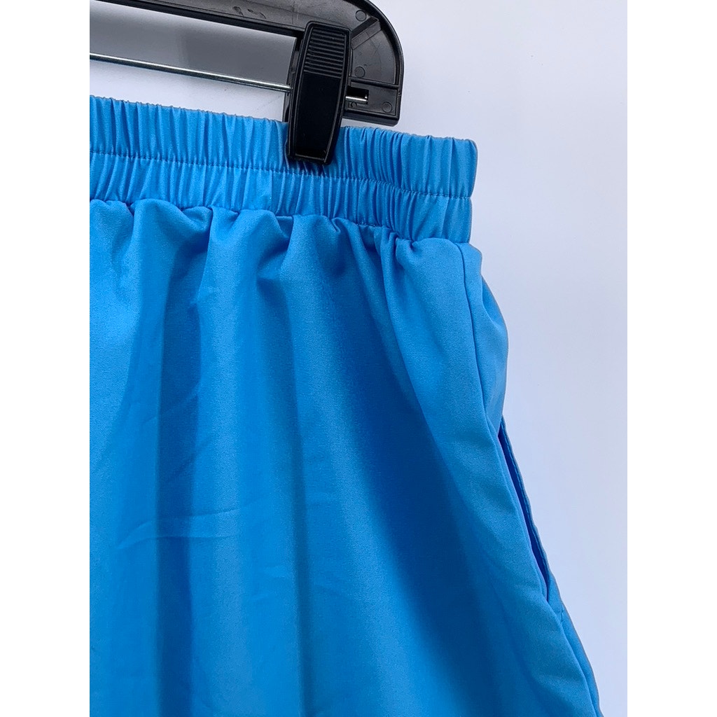 UNBRANDED Women's Light Blue Casual Shorts SZ 2XL