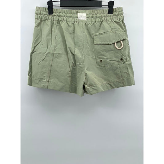 J.CREW Women's Green Drawstring Casual Regular-Fit Pull-On Paddle Shorts SZ S