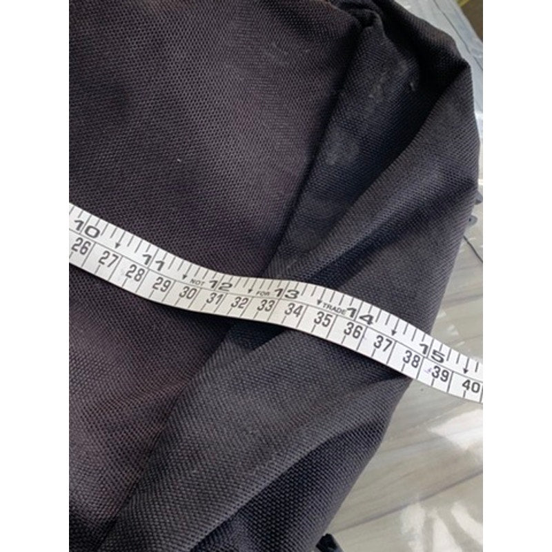 MANHATTAN PORTAGE Unisex Black Flap Pocket Backpack