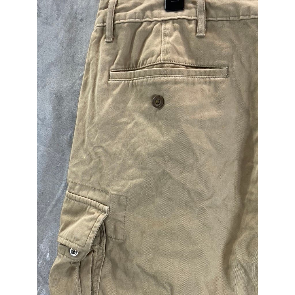LEVI STRAUSS & CO. Two Horse Brand Men's Tan Regular-Fit Cargo Shorts SZ 44
