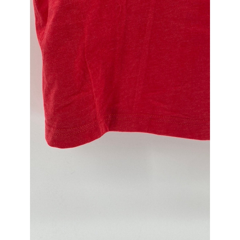 LITTLE SHOP OF HORRORS Men’s Red Seriously Seymour Glasses Graphic T-Shirt SZ L