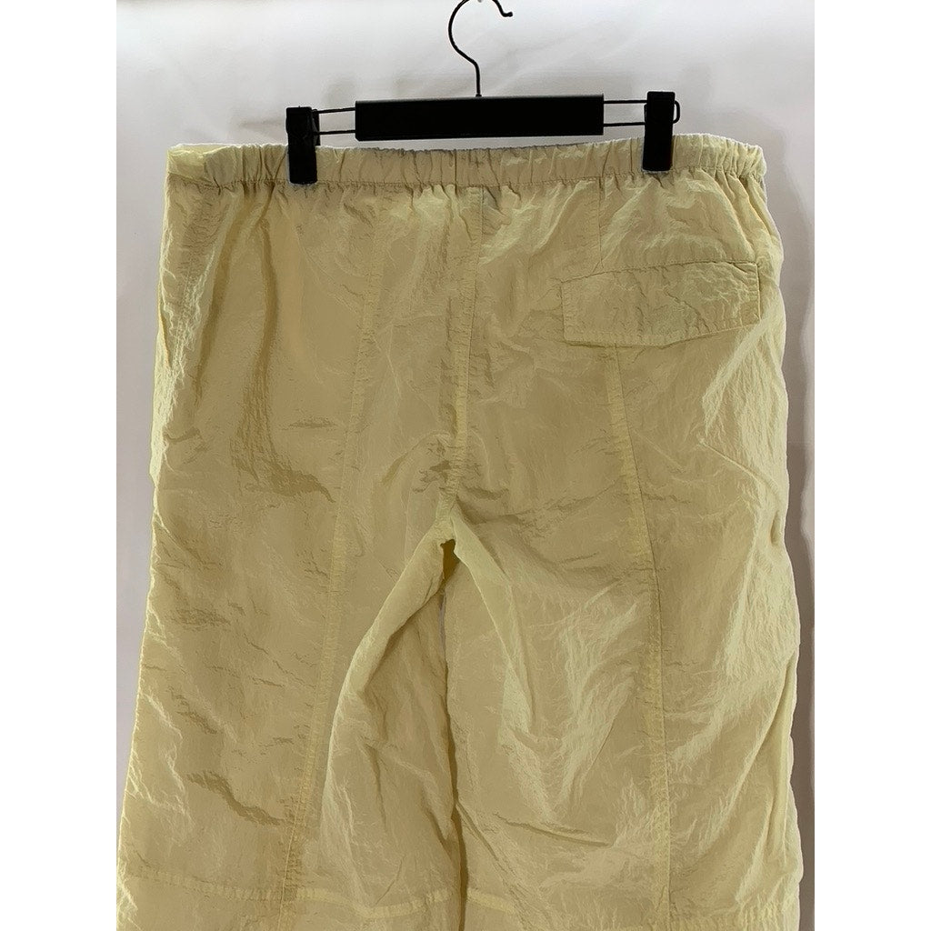 WILD FABLE Women's Tan Elasticized Drawstring Hem Pull-On Pants SZ M