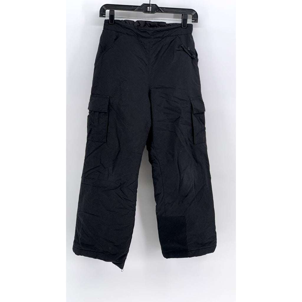 COLUMBIA Kids' Black Solid Cargo Straight-Leg Snow Pant SZ 10/12