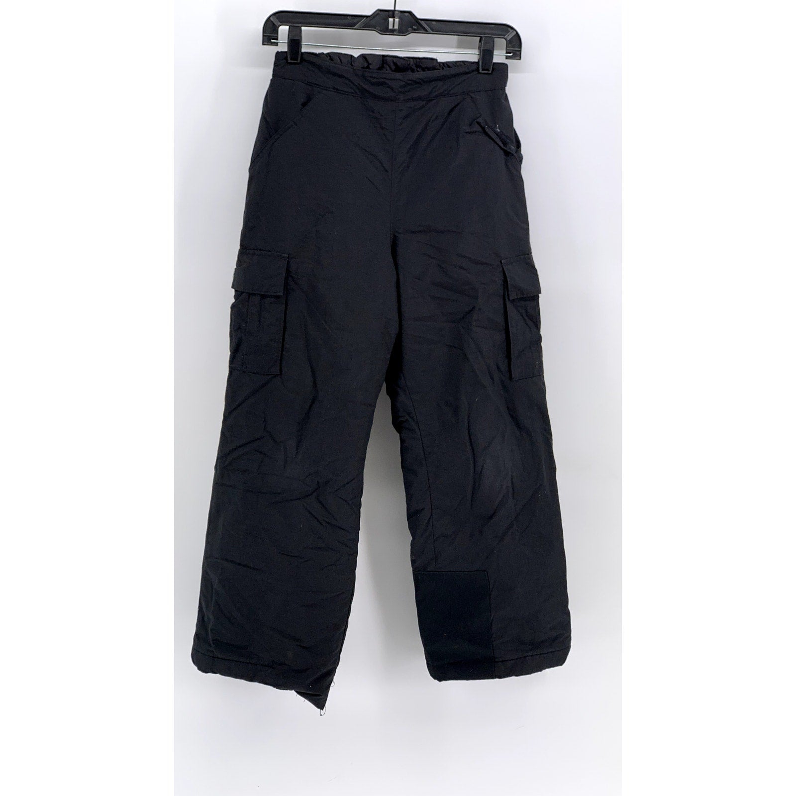 COLUMBIA Kids' Black Solid Cargo Straight-Leg Snow Pant SZ 10/12