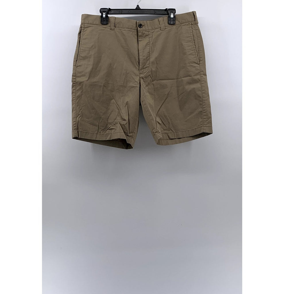 J.CREW Men's Tan Regular-Fit Stretch 9" Chino Shorts SZ 35