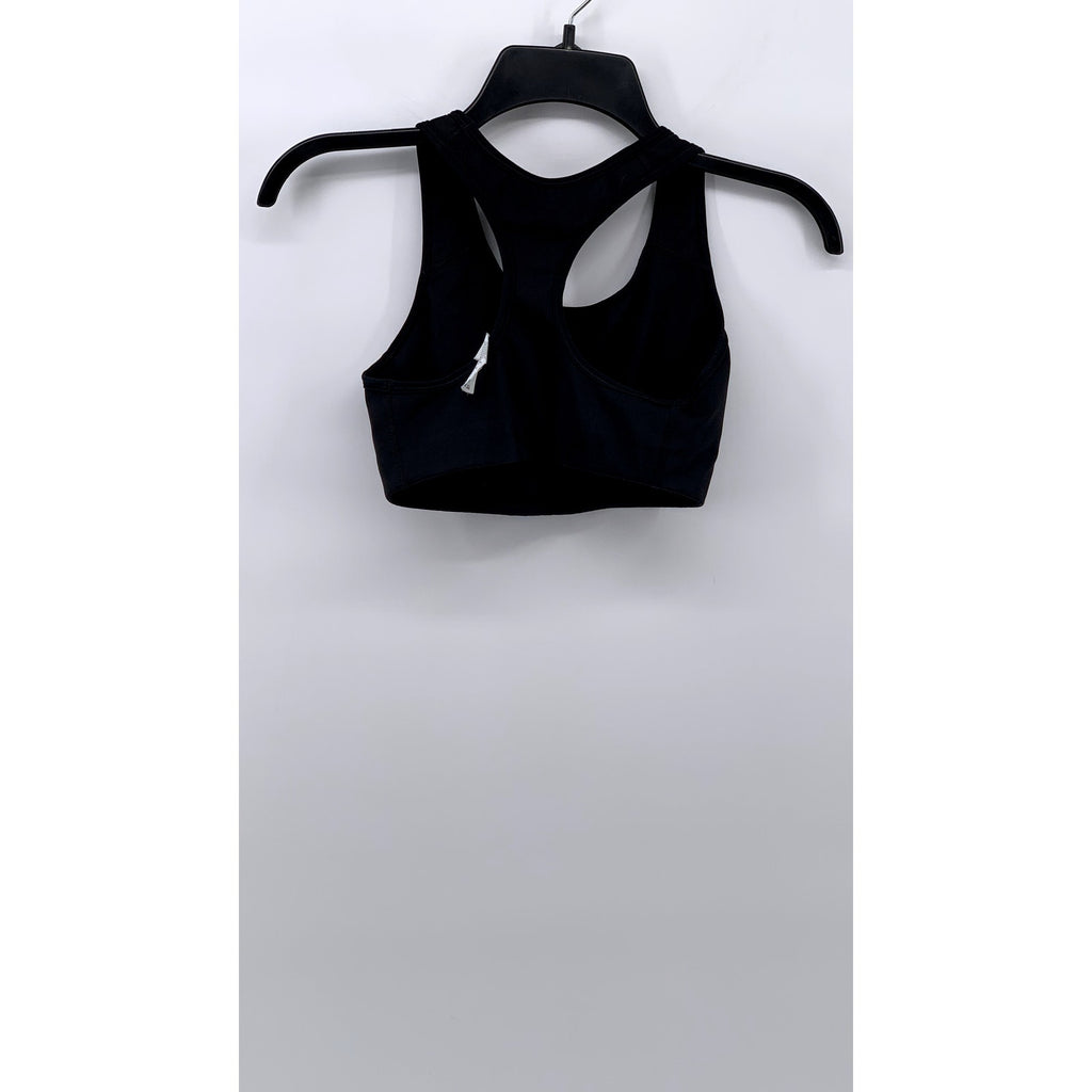 NIKE Women's Black Swoosh Racerback Sports Bra SZ S