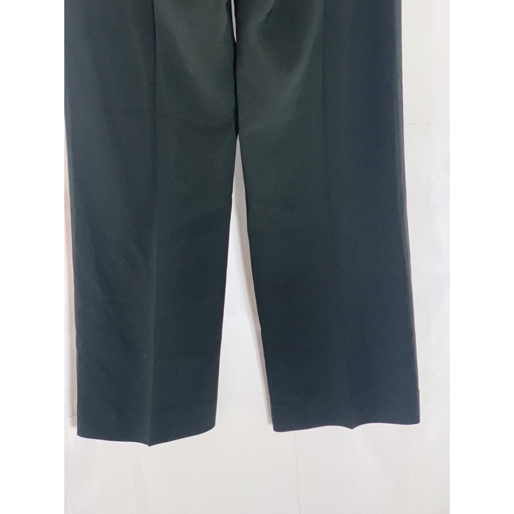 A MOVEABLE FEAST Women's Black Solid Wide-Leg Straight Pant SZ 2