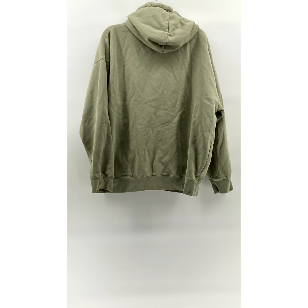 BRANDY MELVILLE Women's Light Green Oversized Long Sleeve Zip-Up Sweater SZ OS