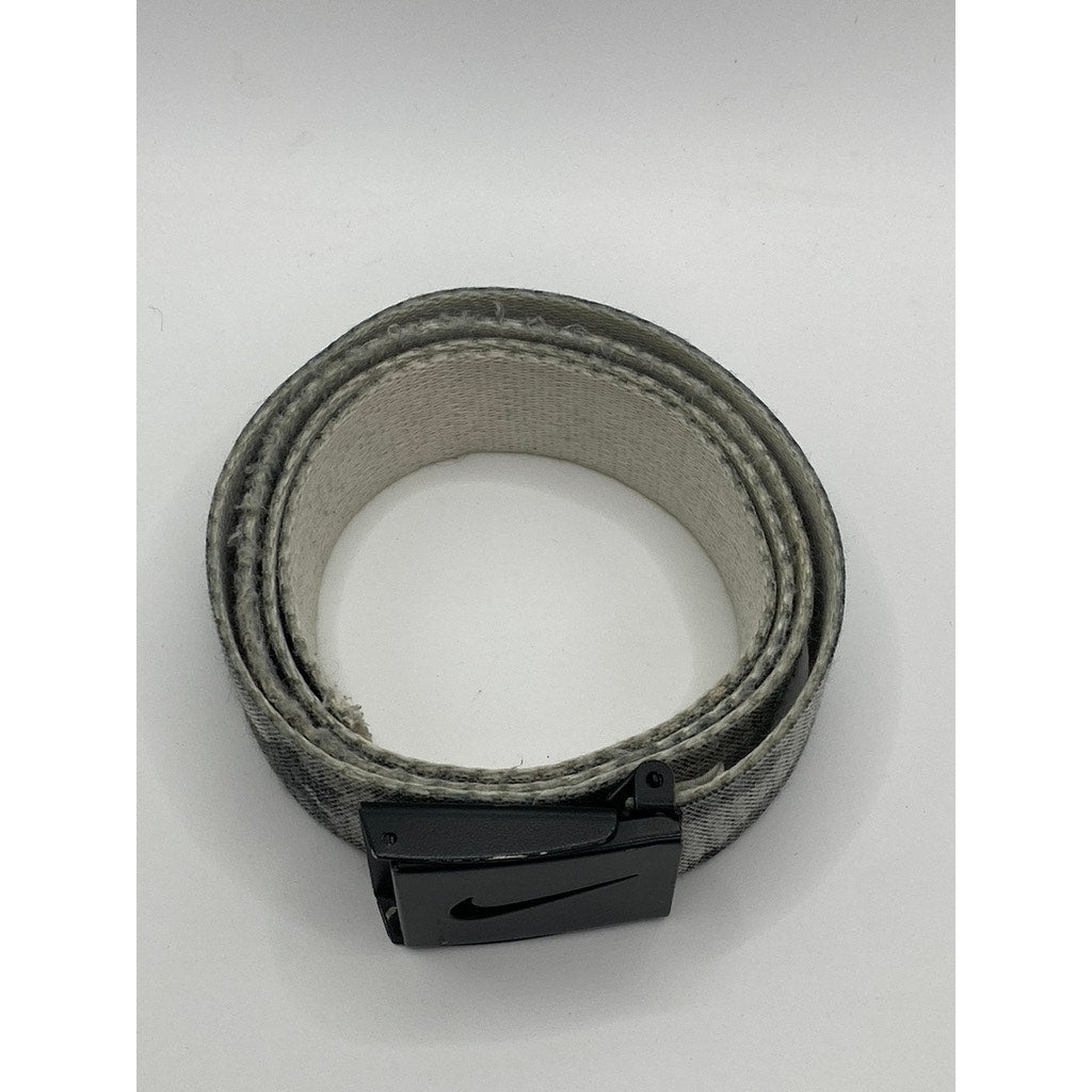 NIKE Men's Vintage Gray Camo-Print Rachet Buckle Belt SZ OS
