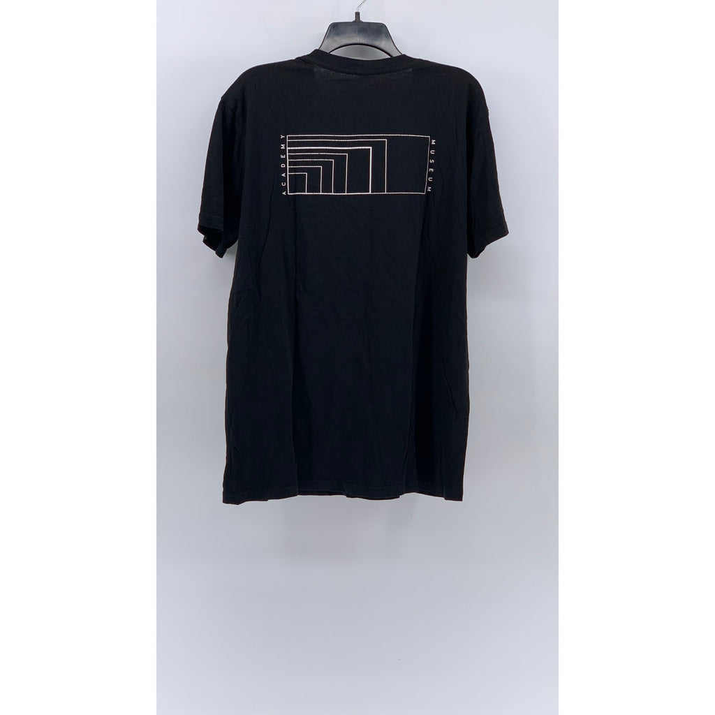 AS COLOUR Men's Black 16:9 Logo Crewneck Short Sleeve Casual T-Shirt SZ L