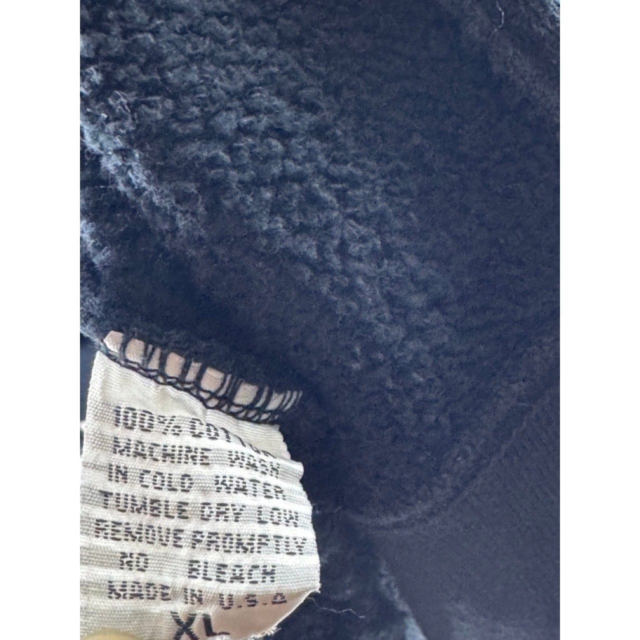OAK Women's Black Solid Long Heavyweight Long Sleeve Zip-Up Cotton Hoodie SZ XL