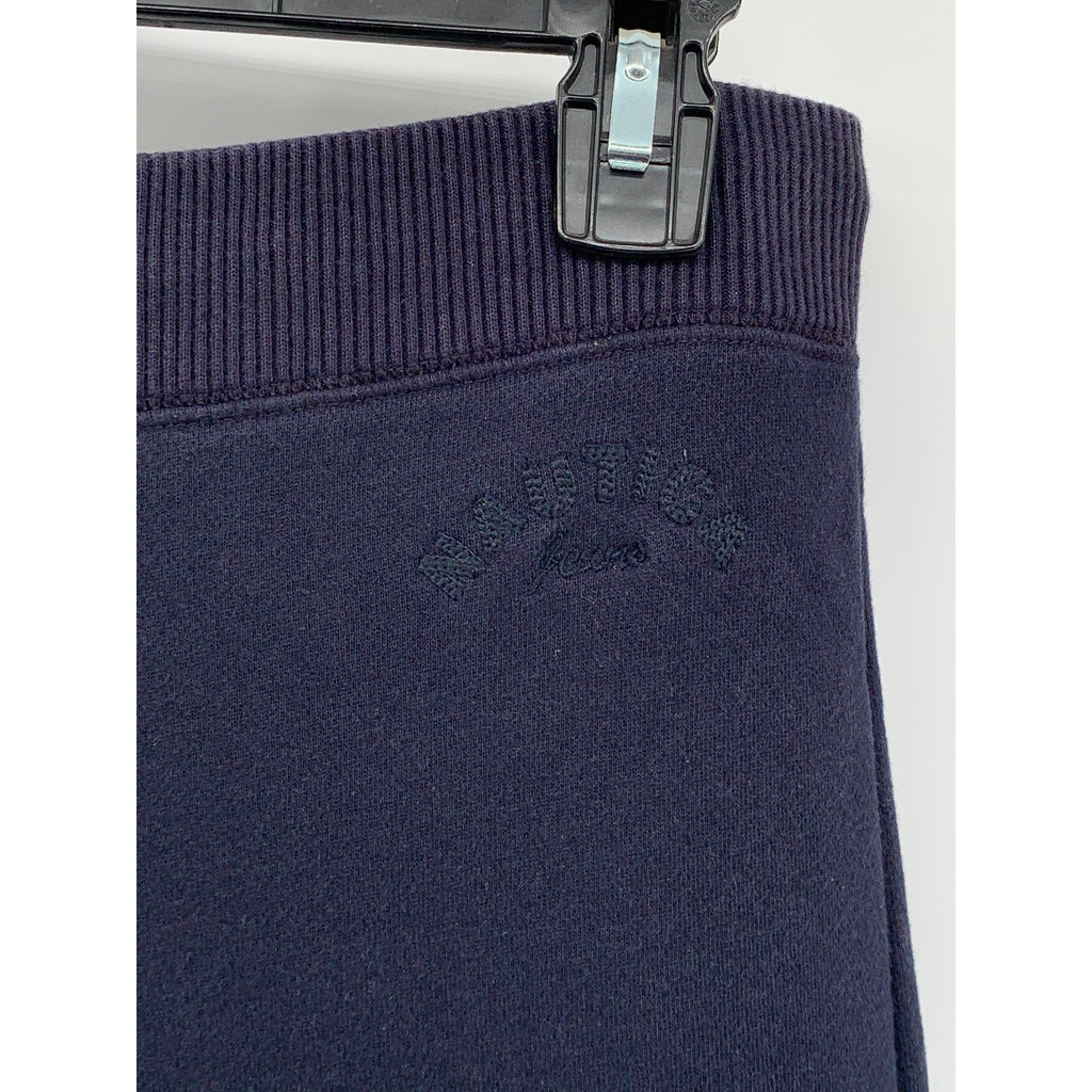 NAUTICA JEANS COMPANY Women's Vintage Navy Wide-Leg Relaxed-Fit Sweatpants SZ S