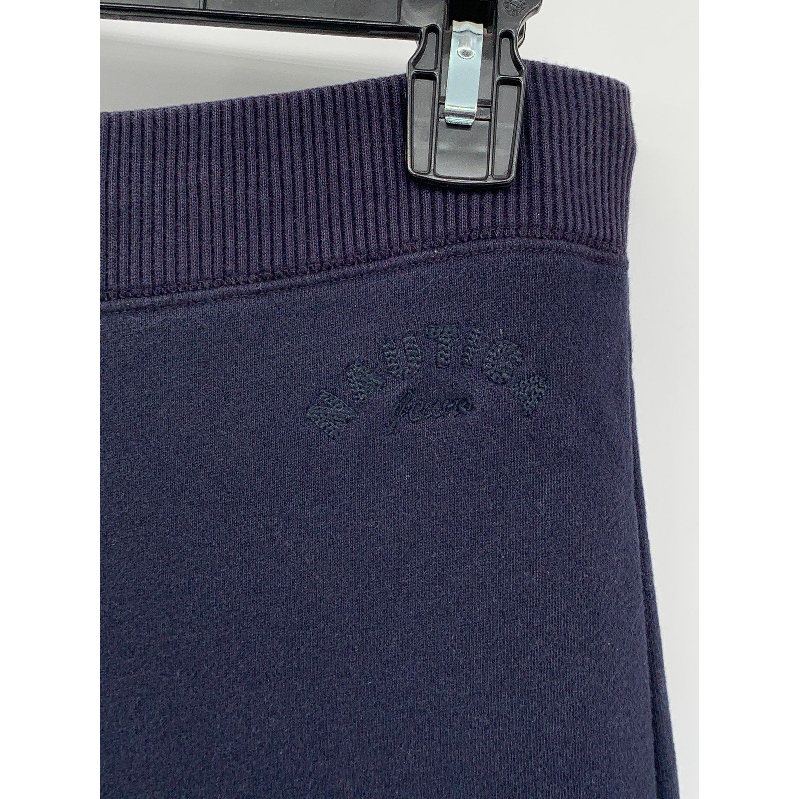 NAUTICA JEANS COMPANY Women's Vintage Navy Wide-Leg Relaxed-Fit Sweatpants SZ S